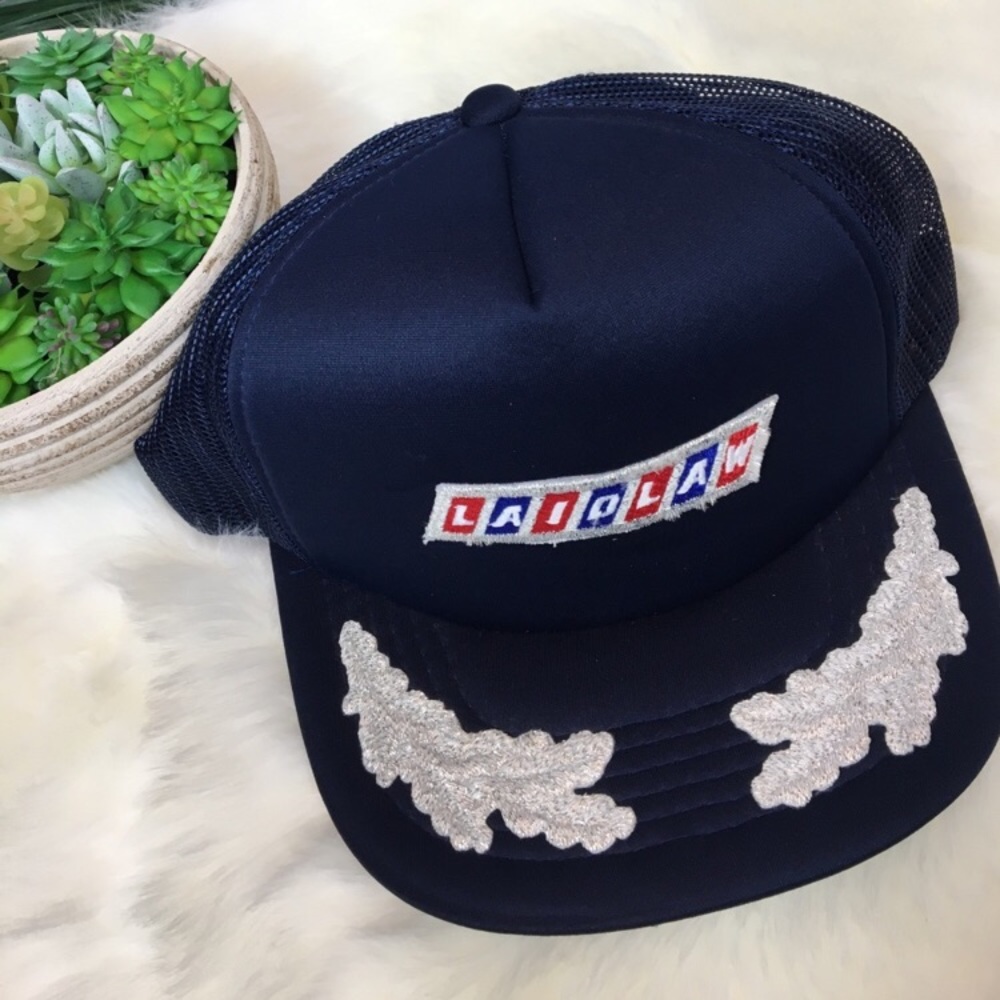 •Truckers Hat• Vintage RETRO Patchwork Cap Sweet